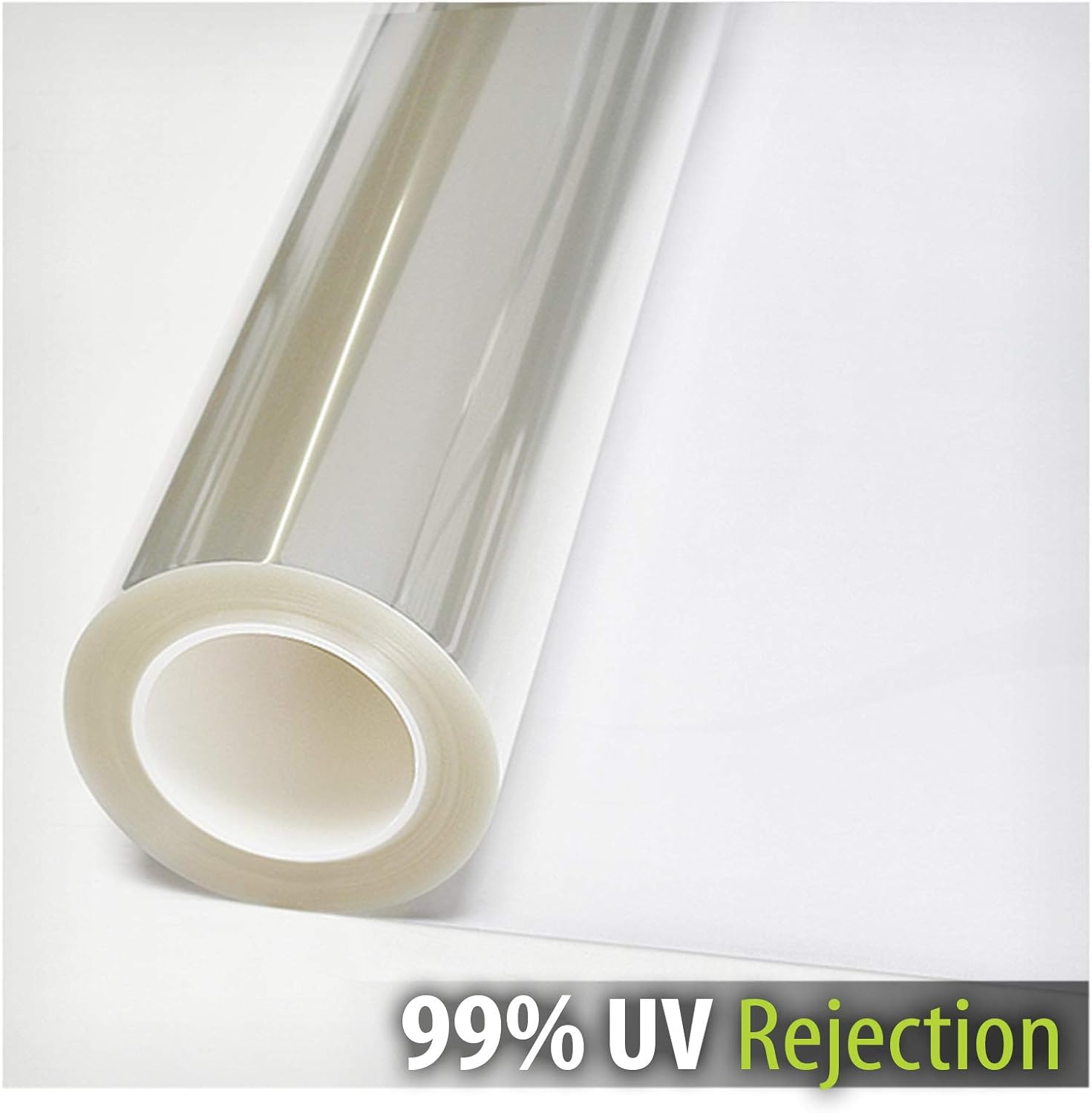 BDF S2M – Película transparente para ventana con bloqueo UV (60 pulgadas x 50 pies)
