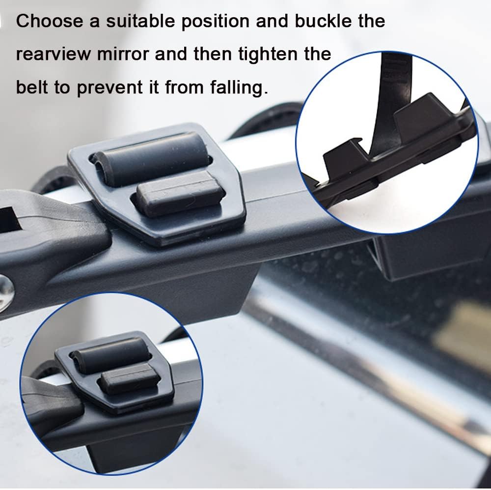 CYDZSW Espejos de remolque para automóvil, bloques de nivelación de RV con clip lateral para extensiones de espejo, accesorios de remolque para