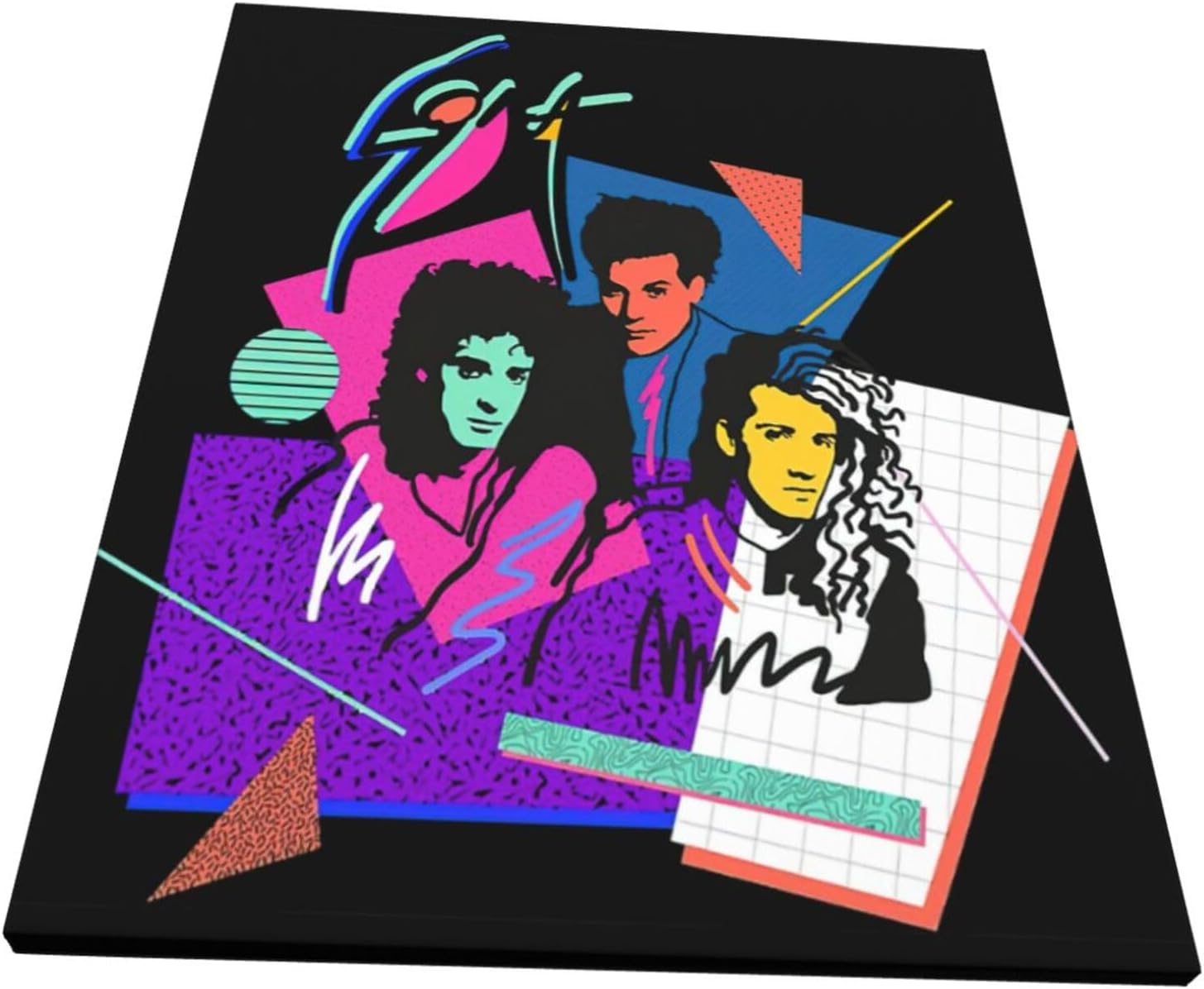 IsjHLAMr Soda Rock Band – Pinturas estéreas, arte de pared para dormitorio, cocina, decoración de pared, listo para colgar, decoración de