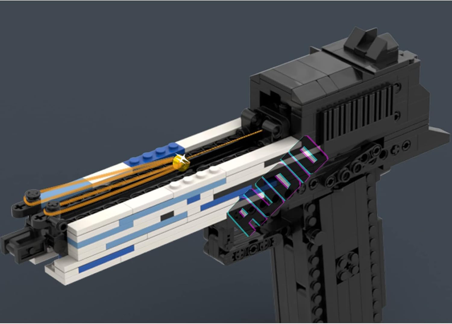 Audio Technics – Bloque de construcción de juguete de disparo simulado, modelo de juguete de disparo de águila del desierto, compatible con Lego