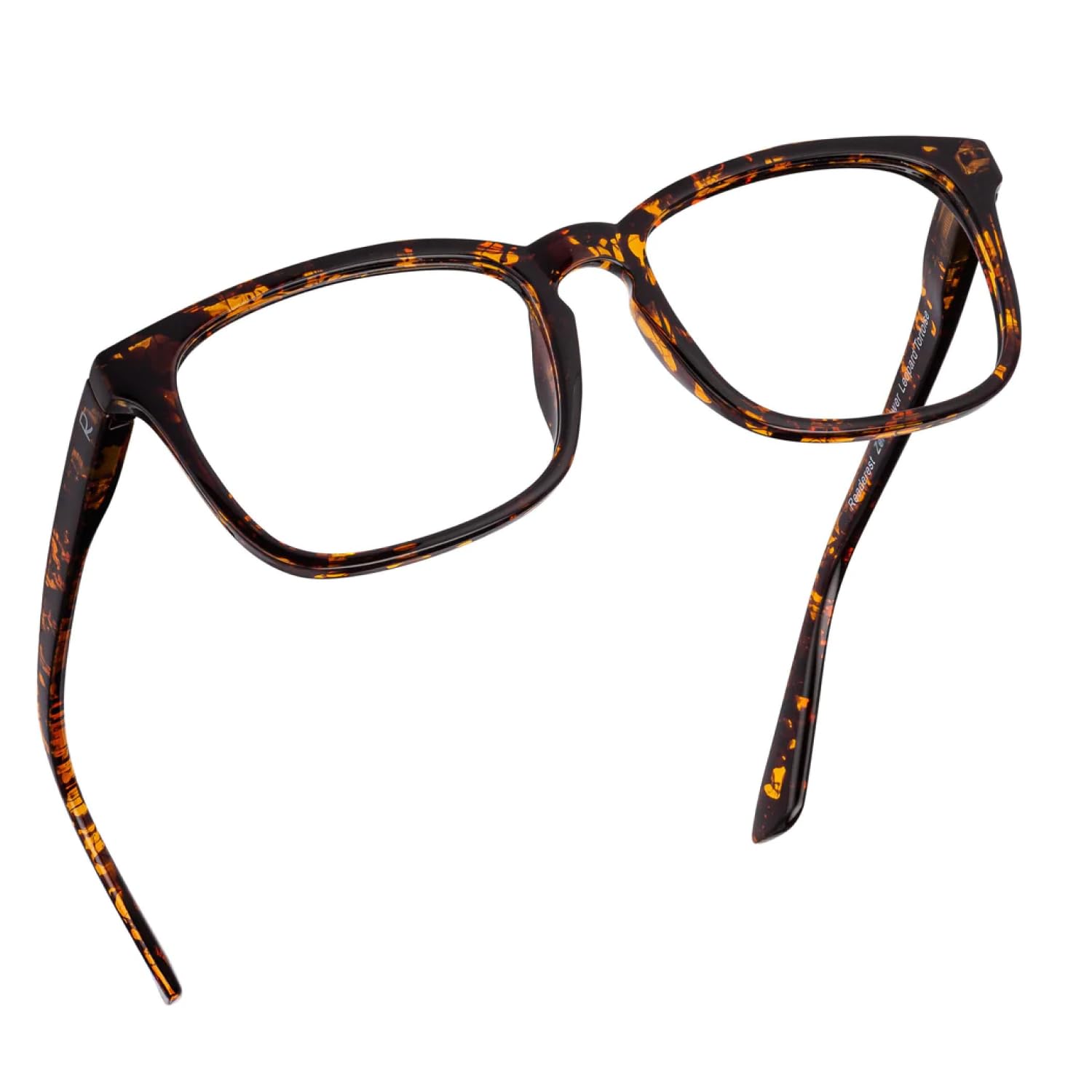 Readerest Lentes de lectura con bloqueo de luz azul (tortuga, aumento de 3.50), anteojos para computadora con lente reflectante fina, antirreflejos,