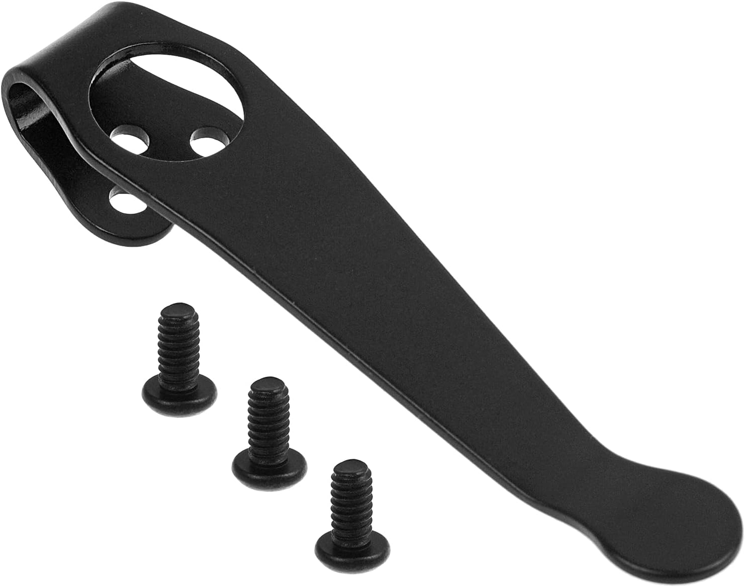 Clip de bolsillo de transporte profundo con tornillos, clip trasero de bolsillo de aleación de titanio para Spyderco C81 C10 C11, clips de bolsillo