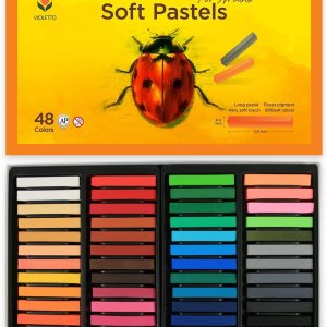 Juego de tizas suaves en colores pasteles, suministros de arte para artistas, niños, adultos, 48 colores, tiza de color, no tóxica, pastel cuadrado Juego de tizas suaves en colores pasteles, suministros de arte para artistas, niños, adultos, 48 colores, tiza de color, no tóxica, pastel cuadrado
