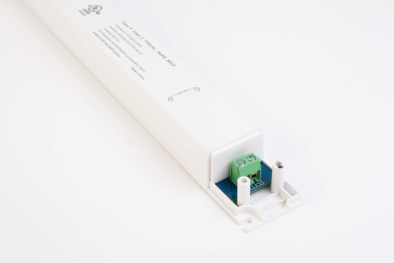 Controlador regulable Triac de 24 V con certificación UL, fuente de alimentación de voltaje constante para control de luz LED por regulador de pared