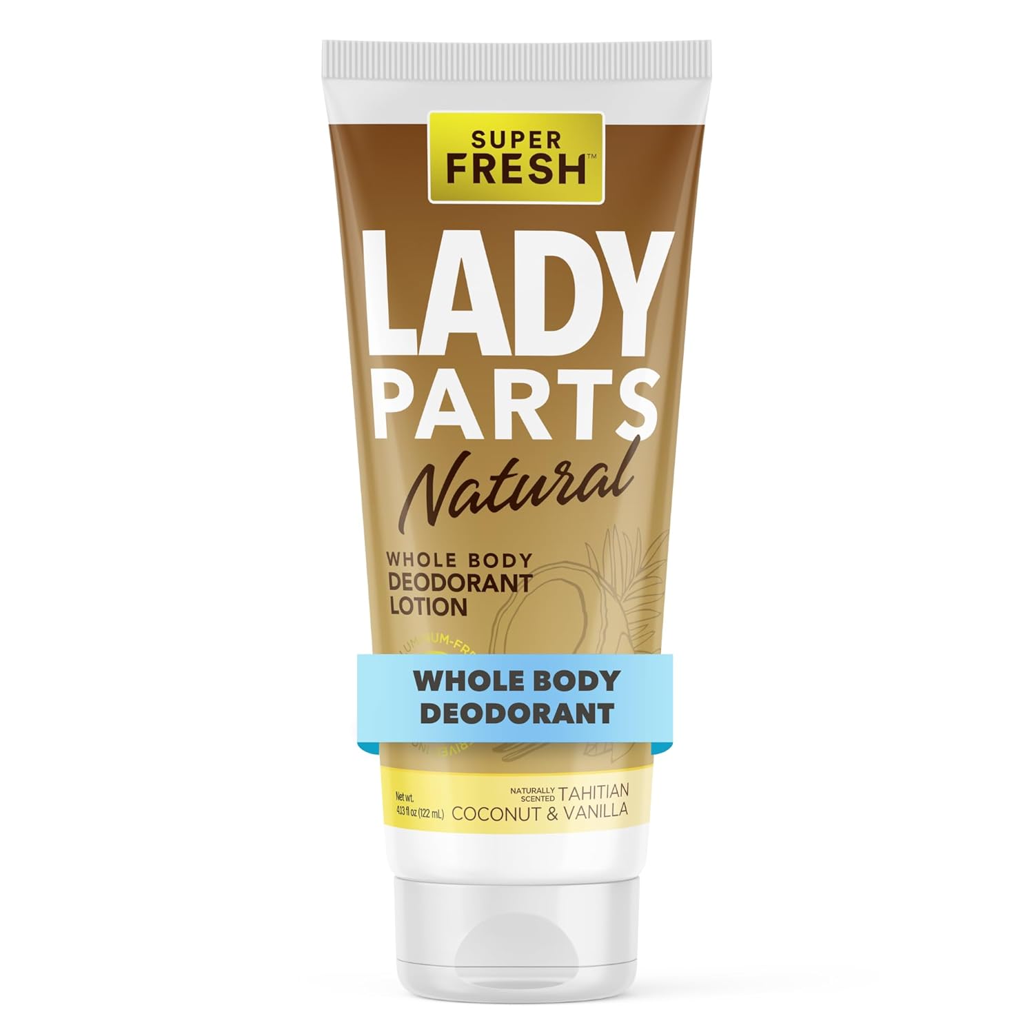 Super Fresh Lady Parts – Desodorante natural para partes privadas y cuerpo, desodorante sin aluminio para mujeres, sin bicarbonato de sodio,
