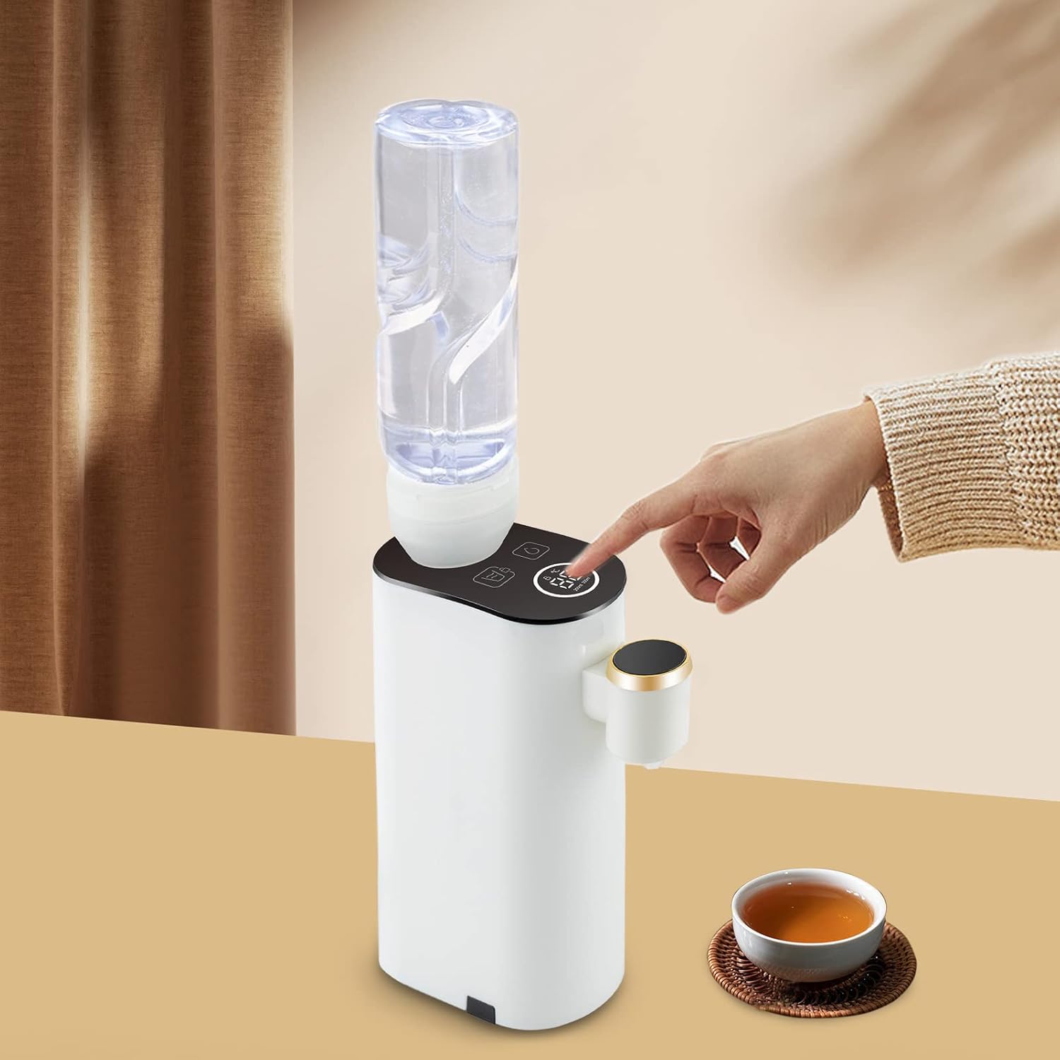 Mini calentador de agua portátil instantáneo dispensador de agua caliente calentador de biberones dispensador de fórmula 110V 1200W dispensador de