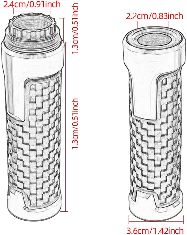 Empuñaduras de mano de 78 pulgadas 0.866 in antideslizantes universales de aluminio y gel de goma para manillar para moto
