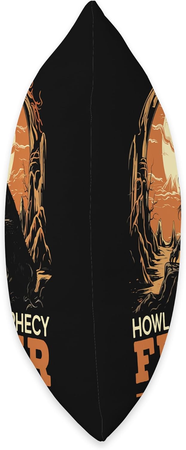 Fenrir Viking Scandinavian Pride Norsemen Odins Wolf – Almohada de 18 x 18 pulgadas, multicolor