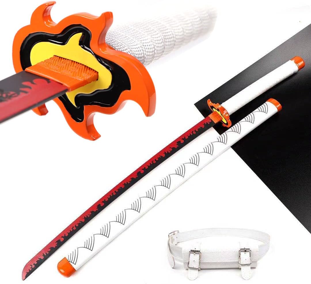 Hejiu Espada katana hecha a mano para cosplay, Katana real Demon Slayer, espada samurái para cosplay, Katana japonesa, hoja de acero inoxidable,