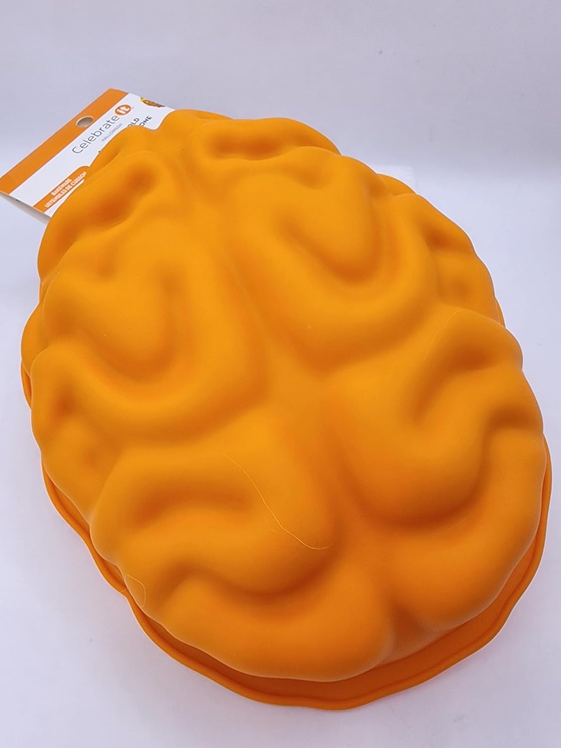 NB Halloween – Molde de silicona gruesa para cerebro, molde de gelatina, moldes para pastel de gelatina, molde de chocolate para hornear, novedosos