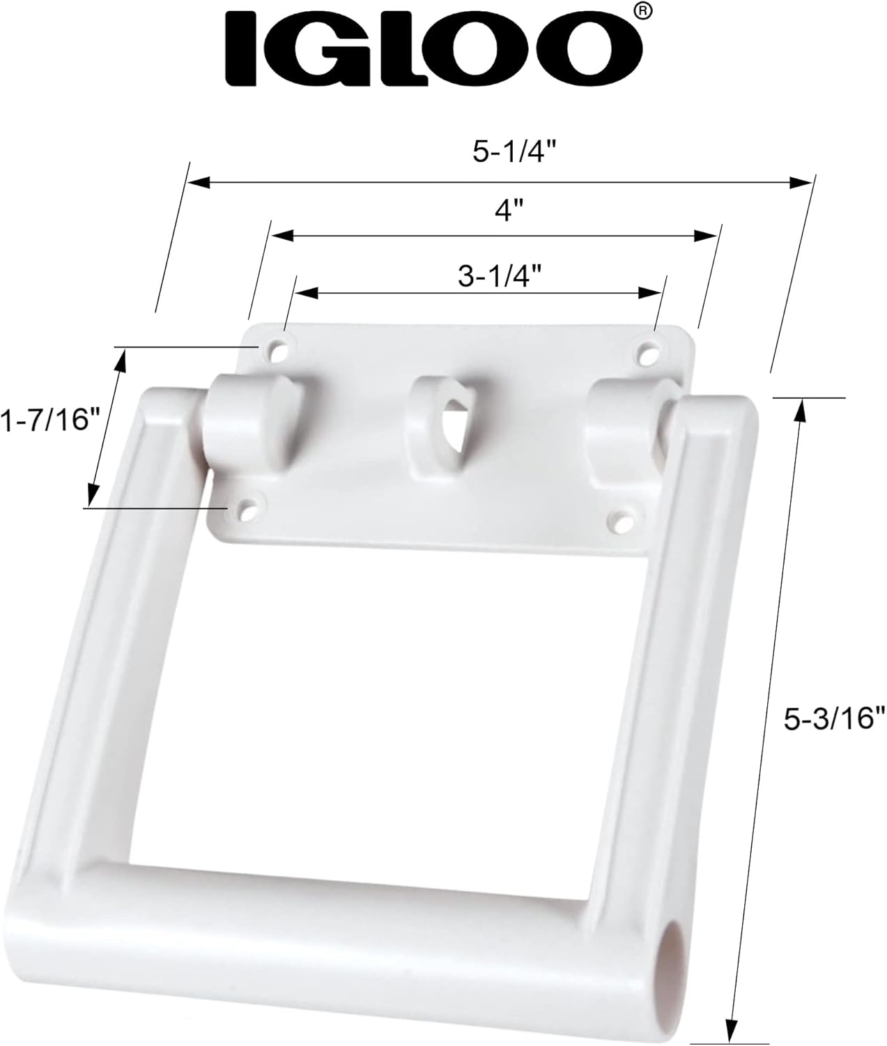 Igloo 21025 – Mango enfriador de 90-100 cuartos de galón (blanco, 1 manija)