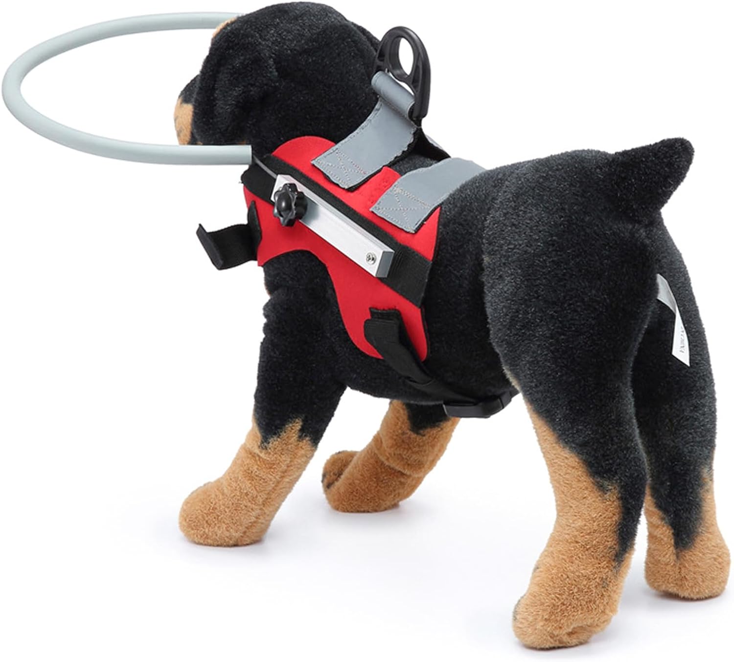 Dispositivo de guía de arnés ciego para perro, protector ligero para perro, anillo anticolisión para mascotas para protección y construir confianza,