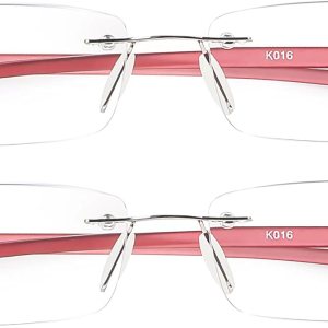 Paquete de 2 lentes de lectura con luz azul, lentes de lectura para hombre, lentes de lectura para mujer, sin marco, para computadora Paquete de 2 lentes de lectura con luz azul, lentes de lectura para hombre, lentes de lectura para mujer, sin marco, para computadora