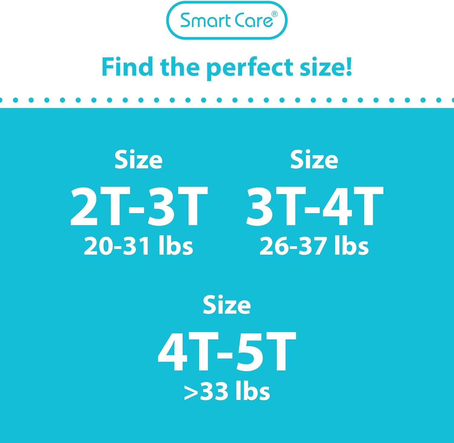 Smart Care Fisher-Price Pantalones de entrenamiento, 2T-3T (niño), 120 unidades