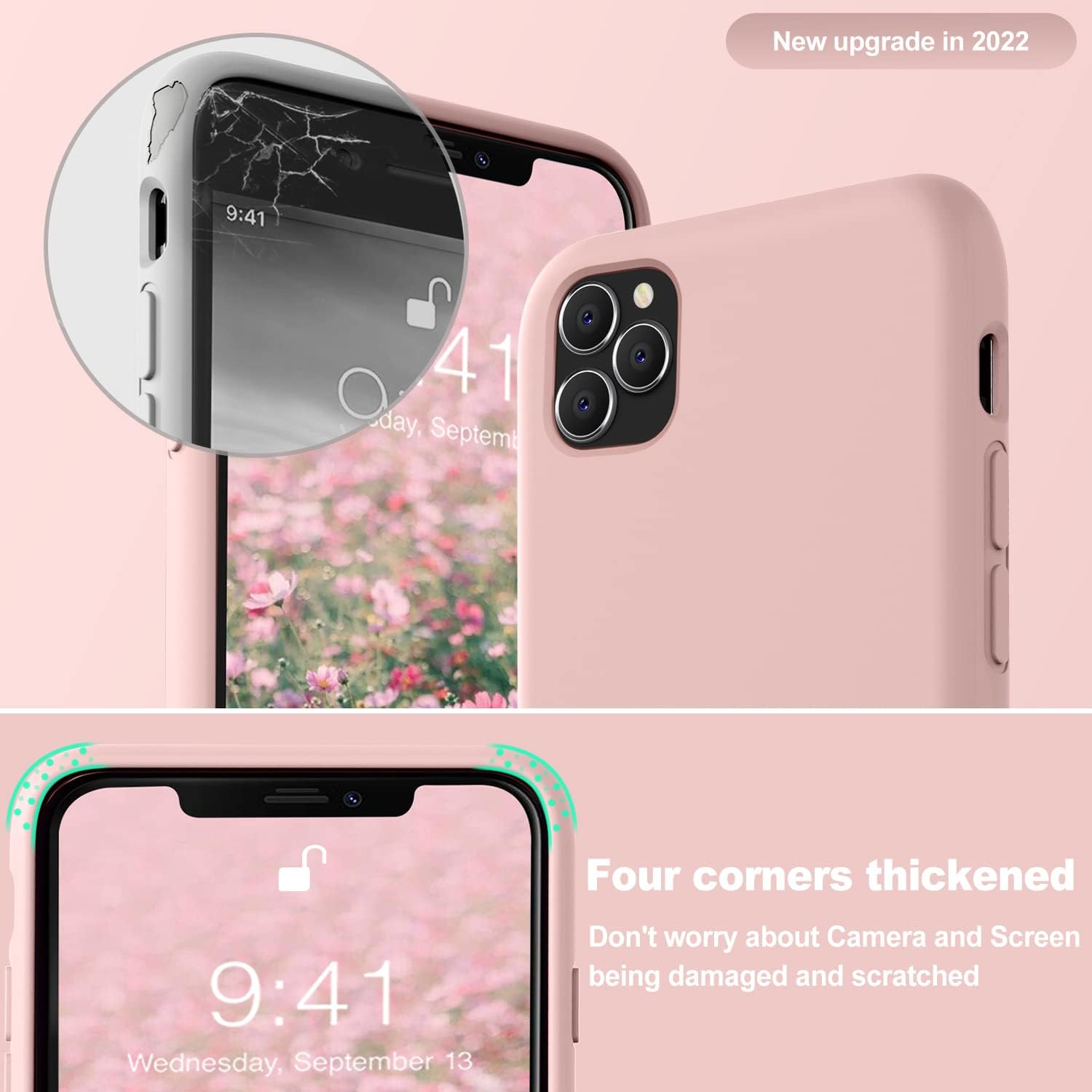 Vooii – Funda de silicona para iPhone 6.5 pulgadas