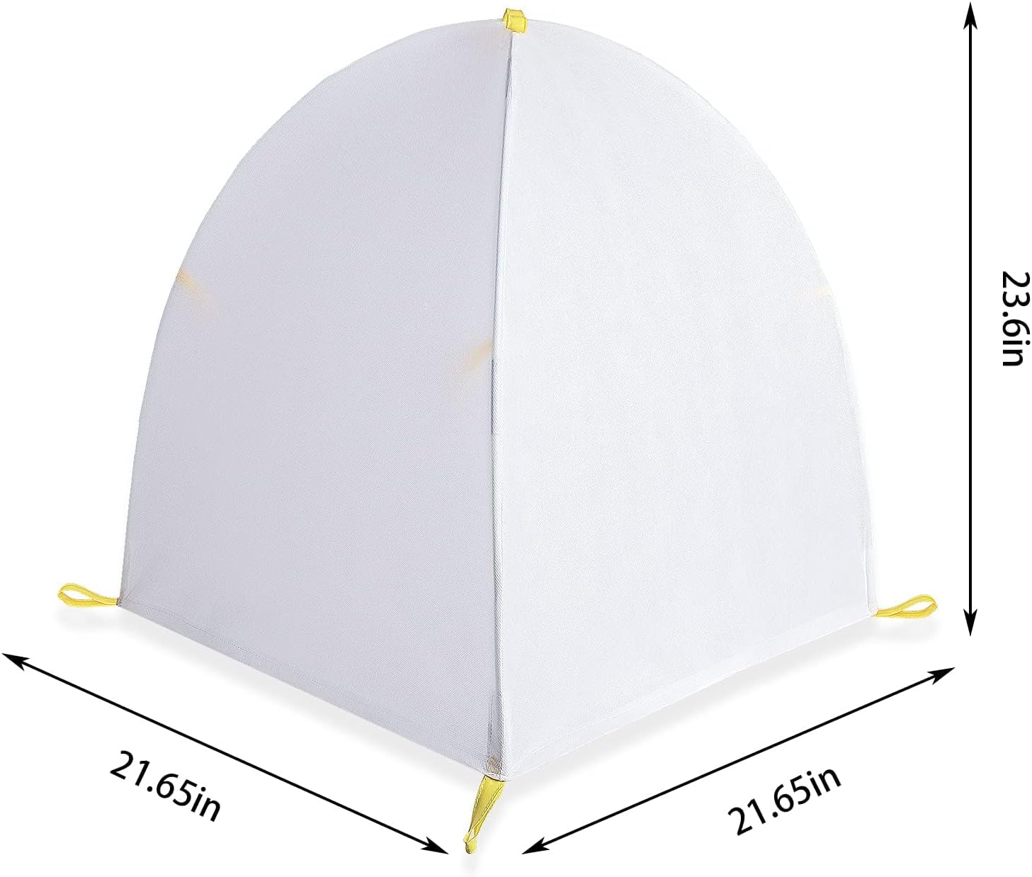 2 cubiertas de invierno para arbustos de invierno de 22 x 22 x 23 pulgadas, cubiertas de nieve de invierno y heladas con estacas, tienda de