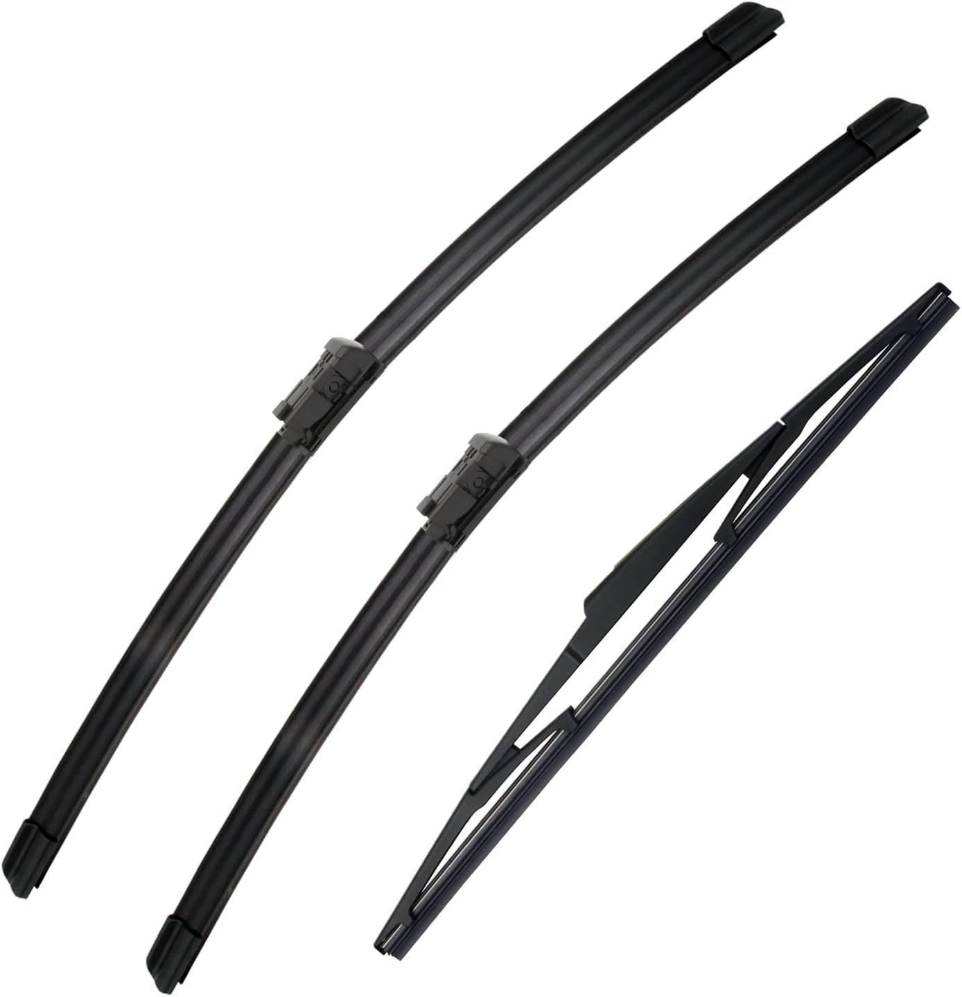 Juego de 3 limpiaparabrisas delantero de 26 + 16 pulgadas y limpiaparabrisas trasero de 14 A para Toyota CHR 2016-2021, repuesto de equipo original