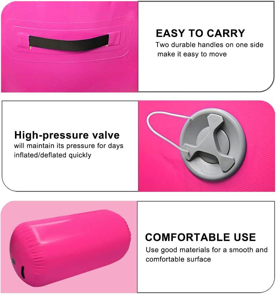 GLANT Colchoneta inflable redonda para entrenamiento de gimnasia AirSpot