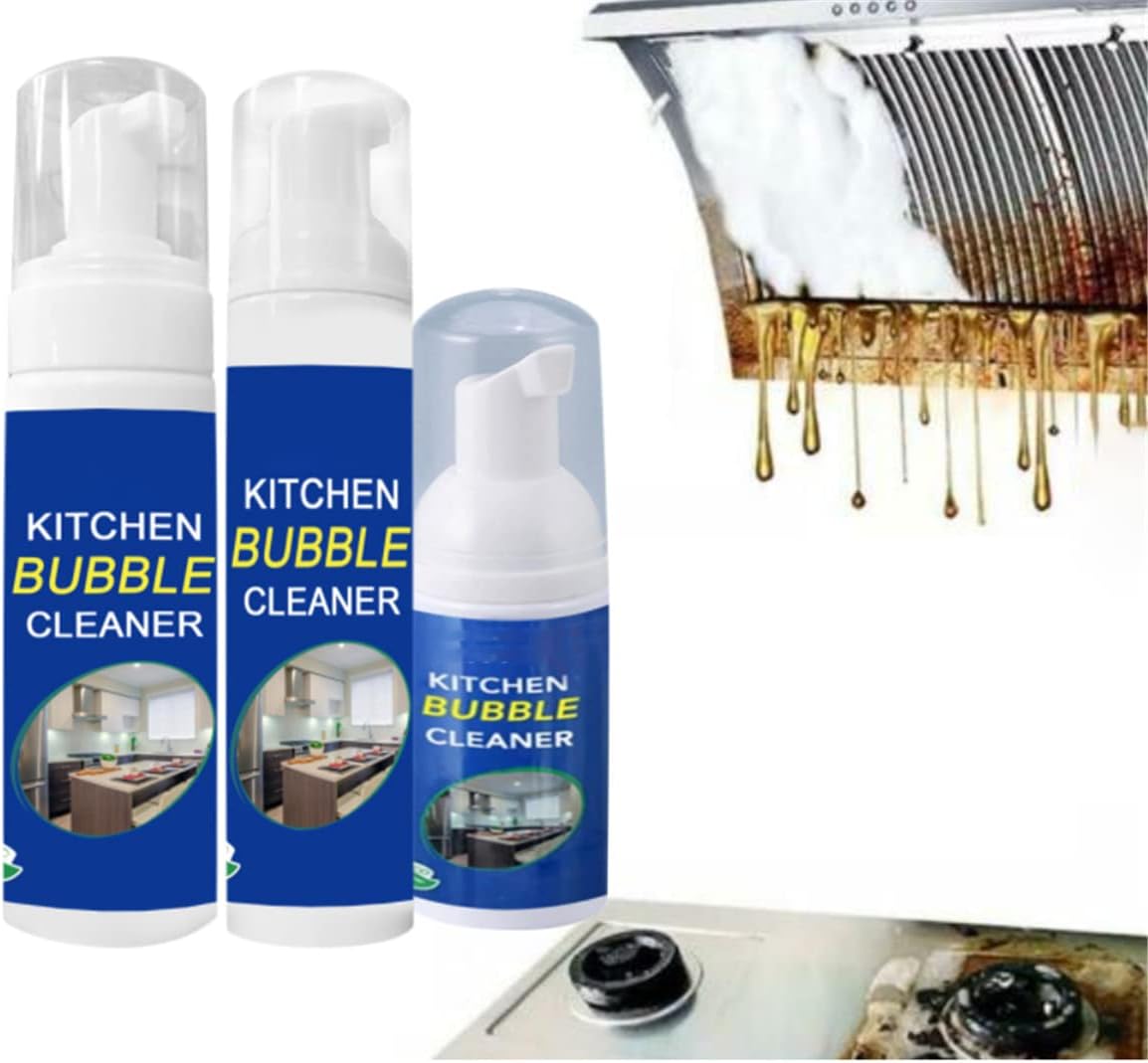 Foam Rust Remover Kitchen All-purpose Cleaning Bubble Spray, Multi-purpose Foam Kitchen Grease Cleaner, Rinse-free Cleaning Spray for
