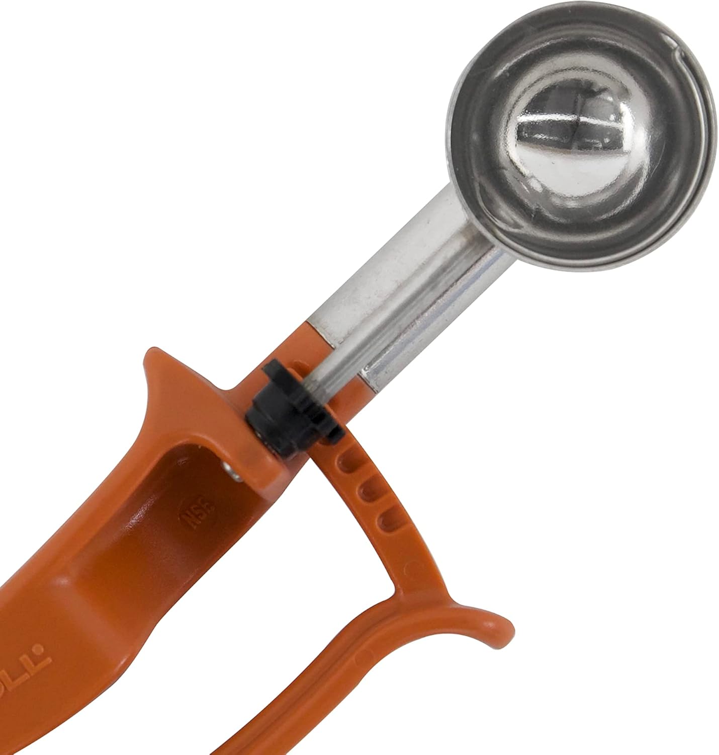 Zeroll Cuchara universal EZ Disher de longitud estándar 2050 para control de porciones de alimentos, apta para lavavajillas, tamaño 50, marrón, 1 12