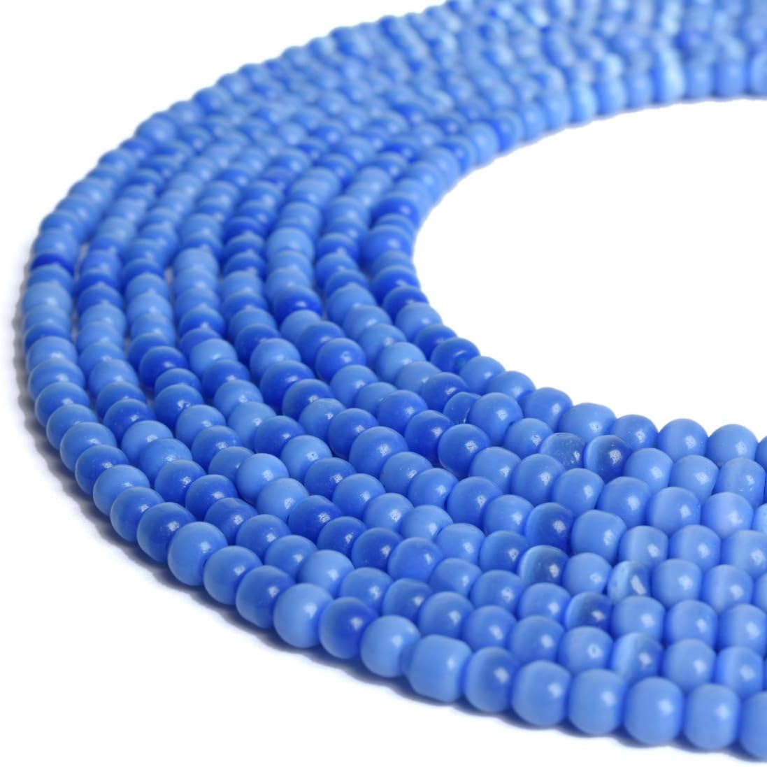 Hilo completo de turquesa azul natural aprox. 80.00 quilates de cuentas redondas hebra azul turquesa, Gema, turquesa (Hue Enhanced Turquoise)