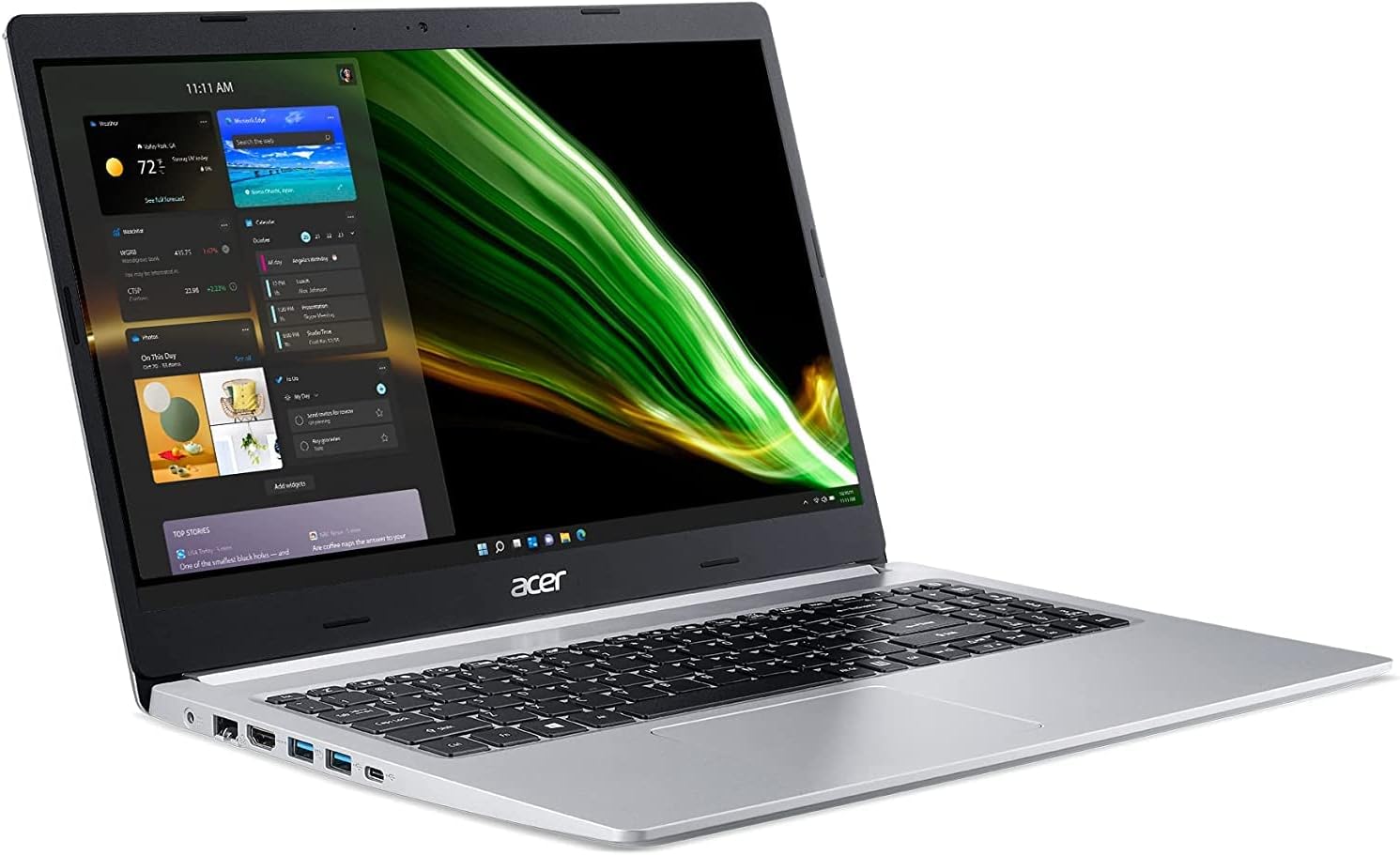 acer Laptop 2022  Aspire 5 A515  15.6 pulgadas FHD 1920 x 1080 retroiluminación LED  AMD Ryzen 5 5500U 6-Core  8GB DDR4  512GB SSD  Windows 10 Pro