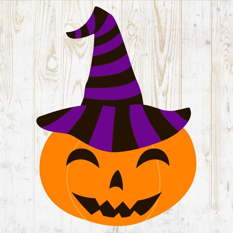 Halloween Decals Peel & Stick – Wall Vinyl Stickers – Kawaii Pumpkin Ghost Witch Bat Spooky Treats Black Cat Boo Colorful – Car Window Truck Laptop
