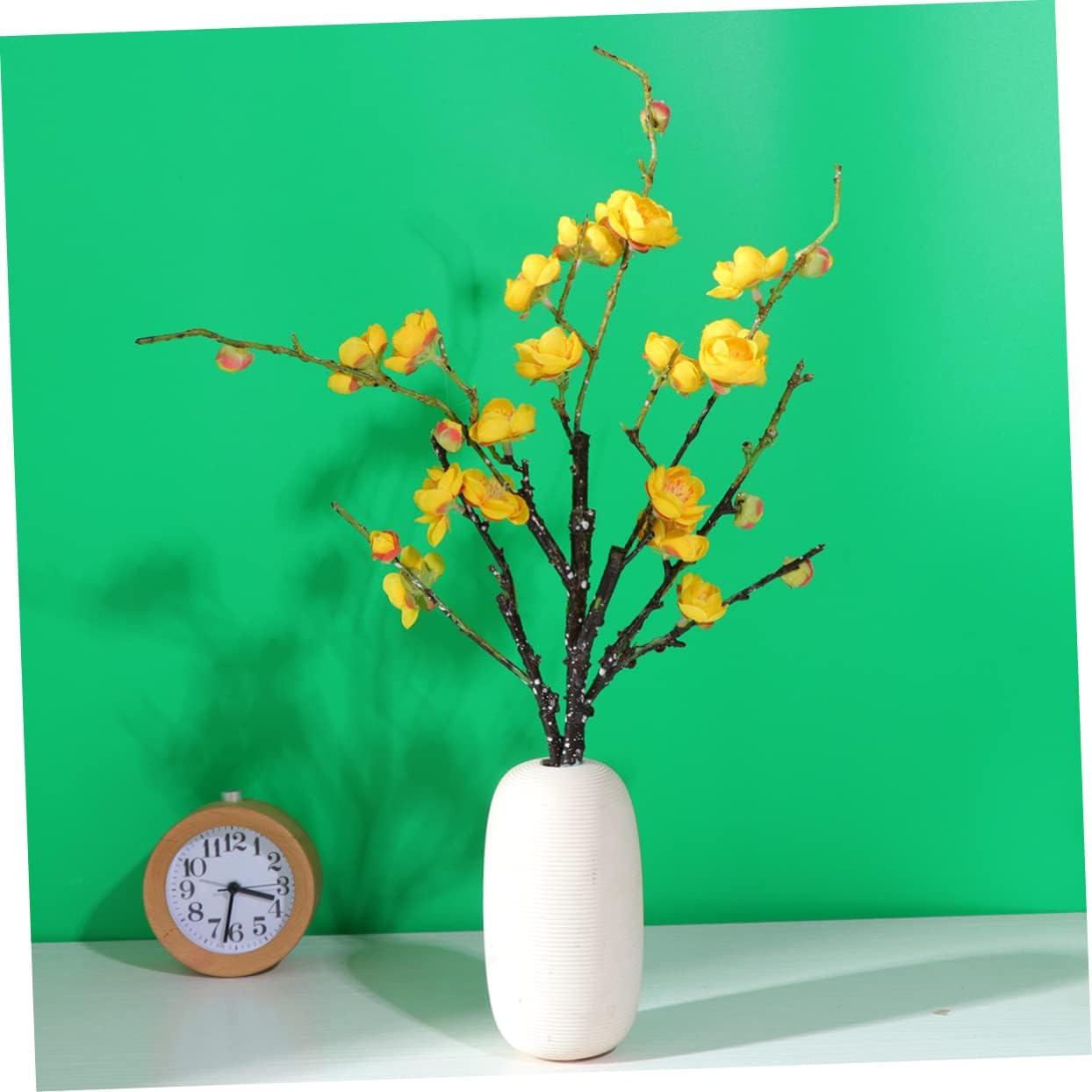 Garneck 3 pcs Bouquet Artificial Flowers Artificial Floral Fake Flower Stems Faux Flower Branches Silk Flower stem Realistic Flower Branches