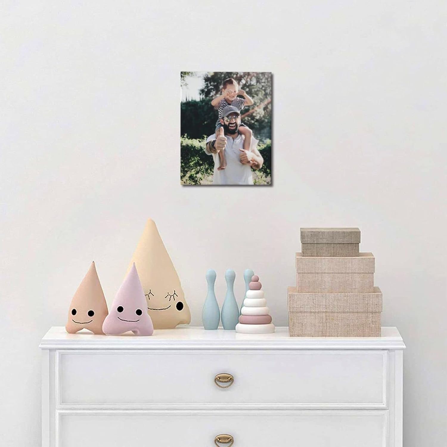 Wondfamiker Impresiones en lienzo personalizadas, paneles de lienzo estirado, pintura personalizada, póster decorativo para pared, listo para colgar