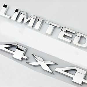 2 unidades (1 juego) Auto Tuning 4 X 4 Logo 3D Calcomanía Emblema Logo Pegatina Placa de Identificación Libertad + Puerta Limitada de Capucha de 2 unidades (1 juego) Auto Tuning 4 X 4 Logo 3D Calcomanía Emblema Logo Pegatina Placa de Identificación Libertad + Puerta Limitada de Capucha de