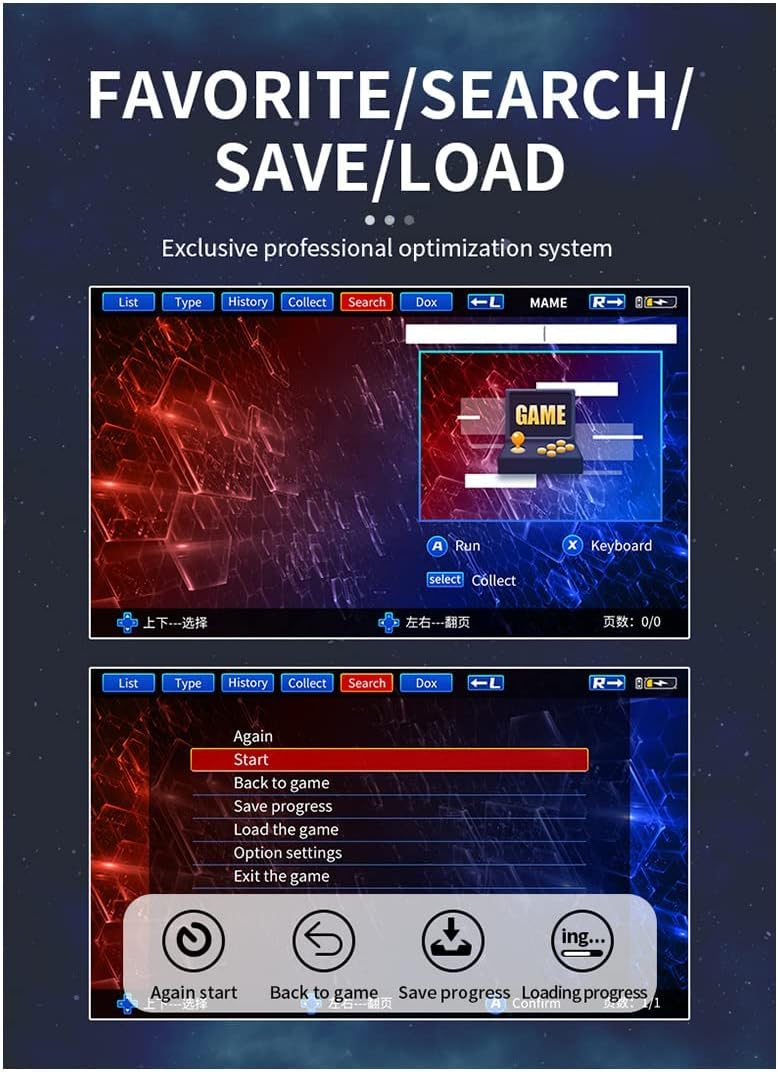Consola de juegos portátil X70, pantalla IPS HD de 7.0 pulgadas, consolas de juegos retro, consola de videojuegos clásica con tarjetas de memoria de