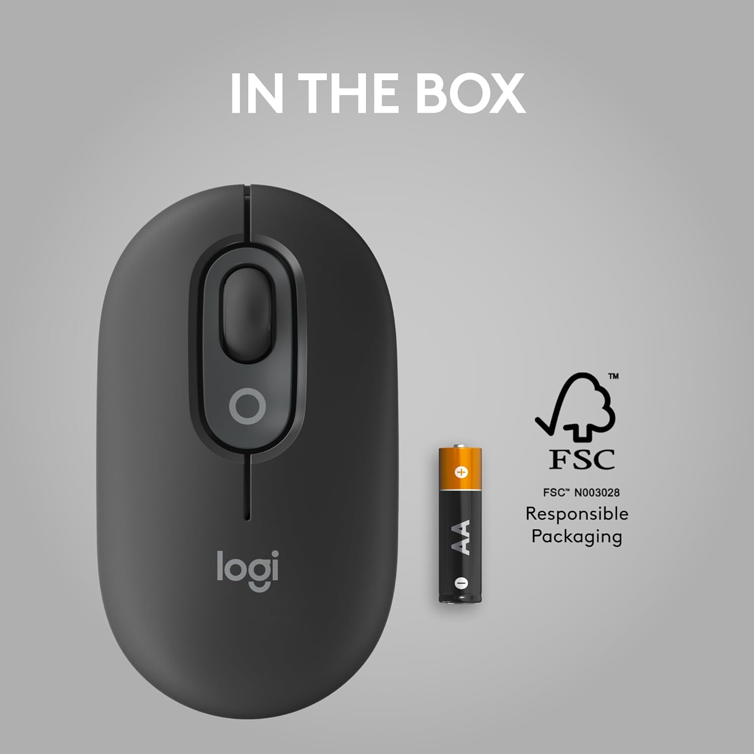 Logitech Ratón POP inalámbrico con emojis personalizables, tecnología SilentTouch, desplazamiento de precisiónvelocidad, diseño compacto, Bluetooth,