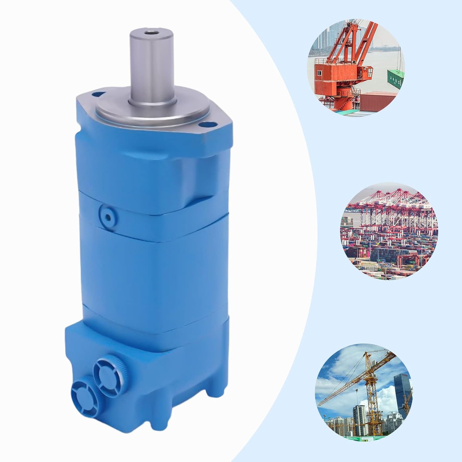 Motor hidráulico para Char-Lynn Eaton serie 2000, puerto escalonado – llave recta de 1-14 “- Reemplazo del motor hidráulico para Char-Lynn