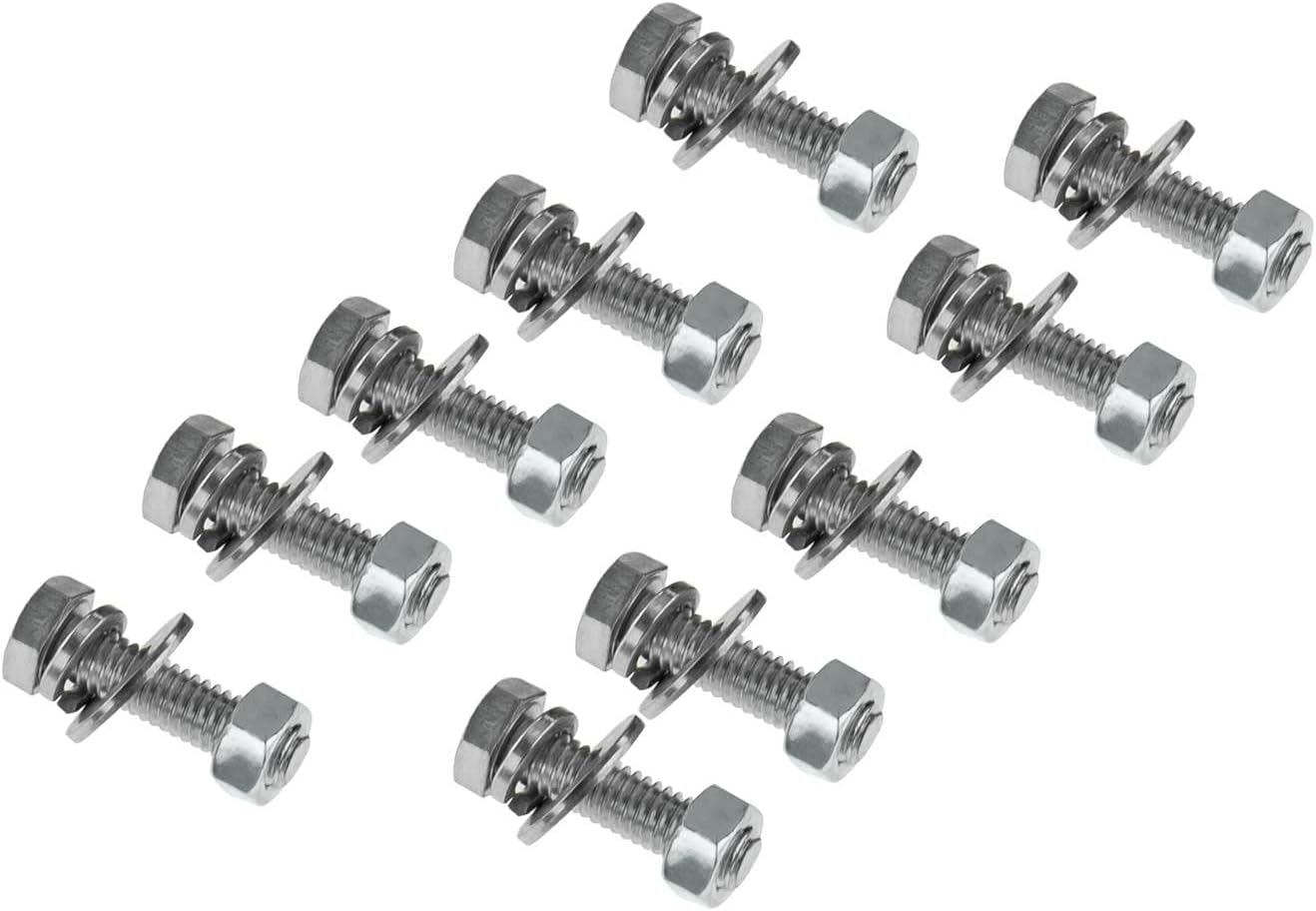 Perchas cromadas para lodo de 30 pulgadas de alta resistencia con resorte para semirremolques, kit todo en uno, recto, espaciado de pernos 2.5