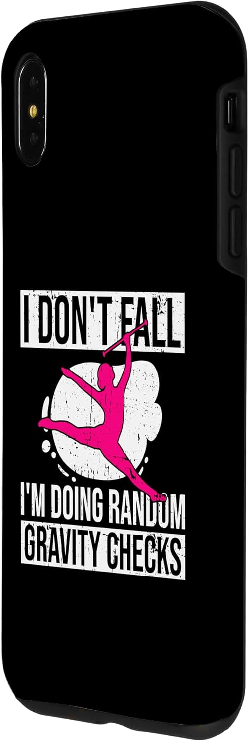 iPhone XS Max Twirling Recitals Design For Baton Twirler And Majorette Case