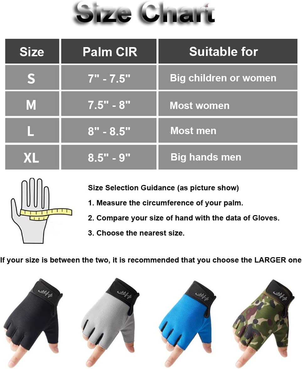 Guantes sin dedos, guantes de pesca, guantes de remo, guantes de remo, guantes de kayak, guantes de agua, guantes deportivos, guantes de pesca para