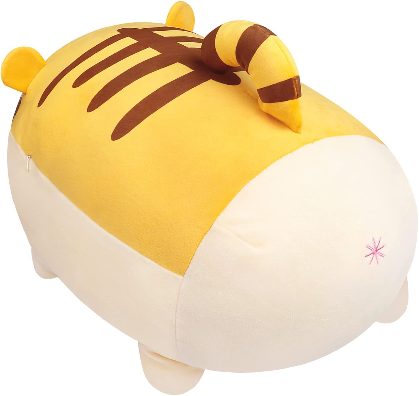 Auspicious beginning Almohada suave de peluche de tigre de anime Kawaii Tigers, regalo de peluche para adultos (19.6 pulgadas)