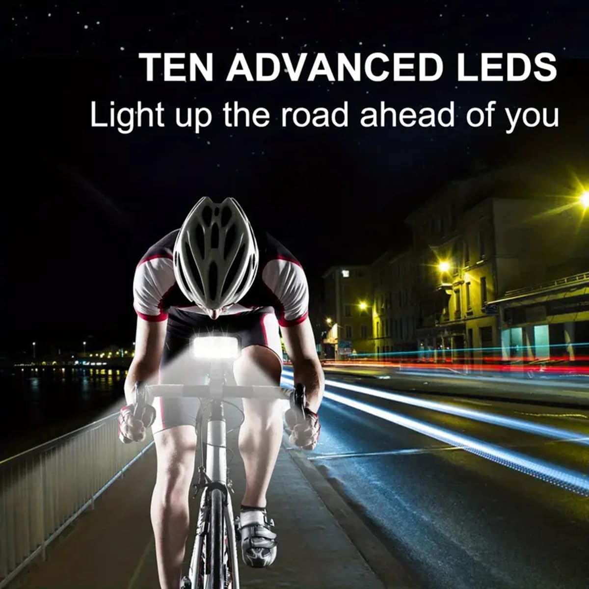 Luz LED para parrilla al aire libre, regalo para hombres, papá, novio, accesorios de parrilla giratoria con 10 luces LED superbrillantes, incluyendo