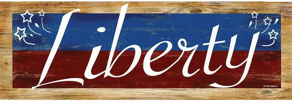 ArtDirect Liberty 18×9 Gallery Wrapped Canvas Museum Art by Wargo, Ed