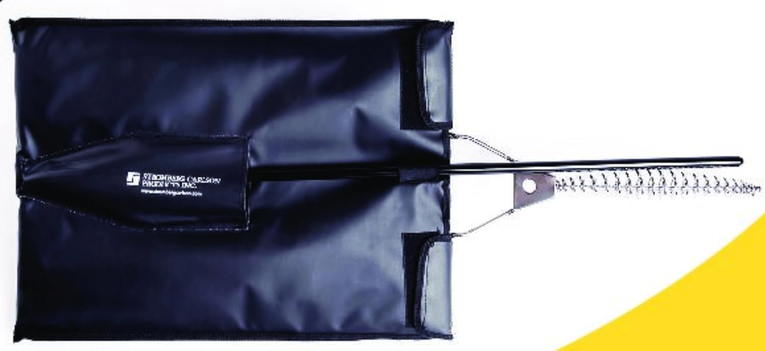 Estaca y parrilla, parrilla de campamento, equipo de cocina a fuego abierto, accesorios para fogatas, rejilla de parrilla de fogata, 15 x 22
