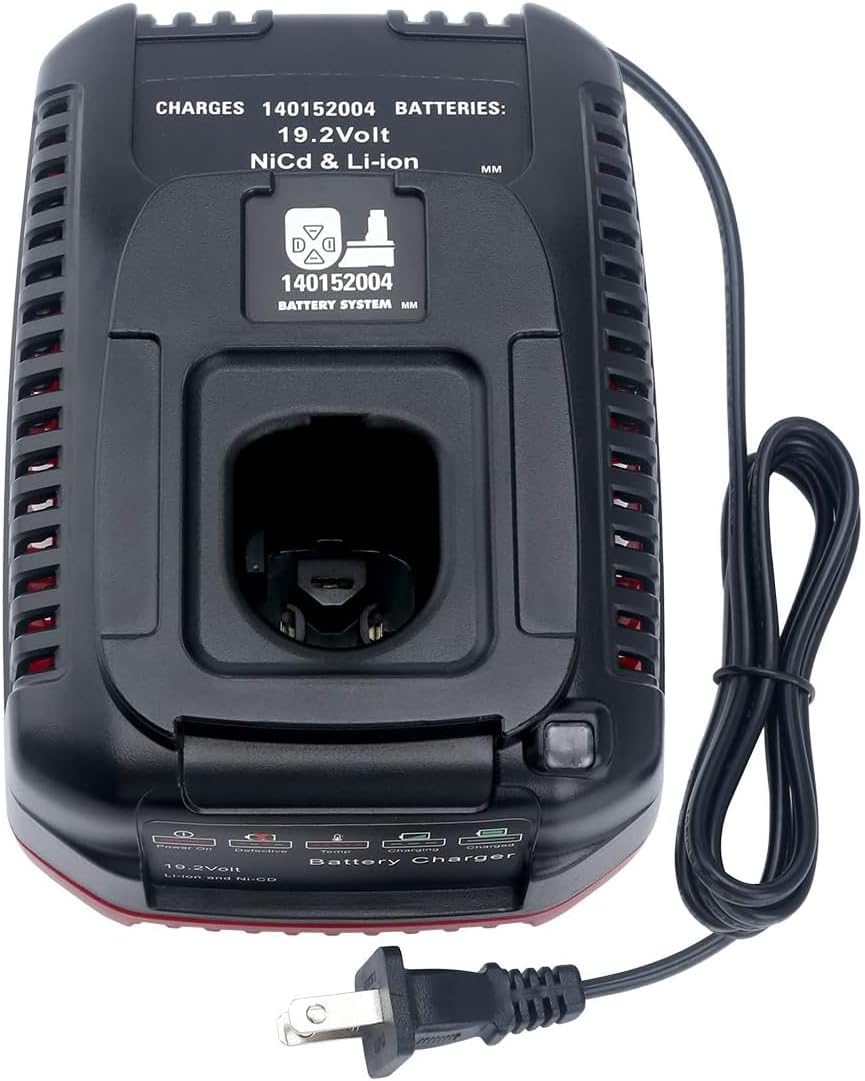 Cargador rápido de 19.2 V 140152004 repuesto para Craftsman C3 19.2 voltios compacto de iones de litioNi-Cad Diehard batería 1425301 1323903