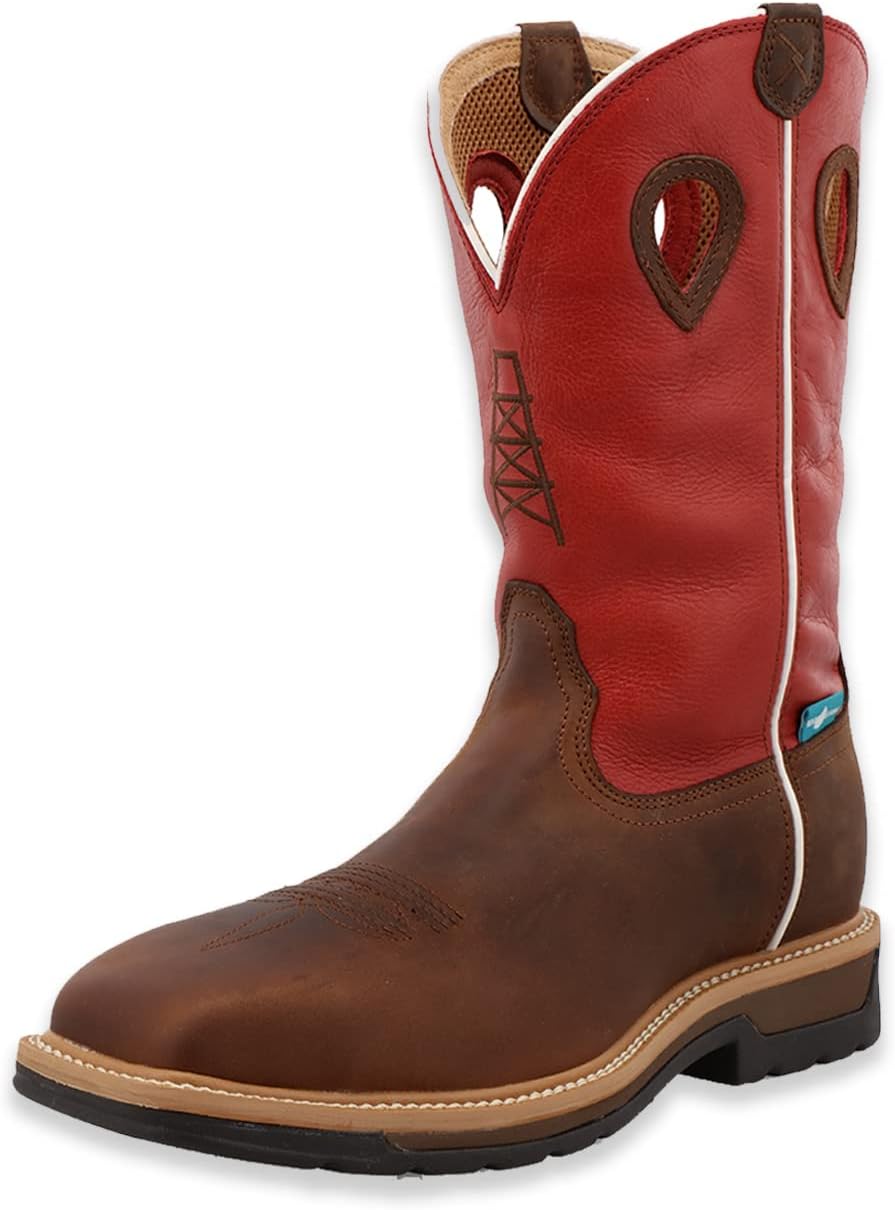 Twisted X Men’s Waterproof Lite Western Work Boot Composite Toe – Mlccw01