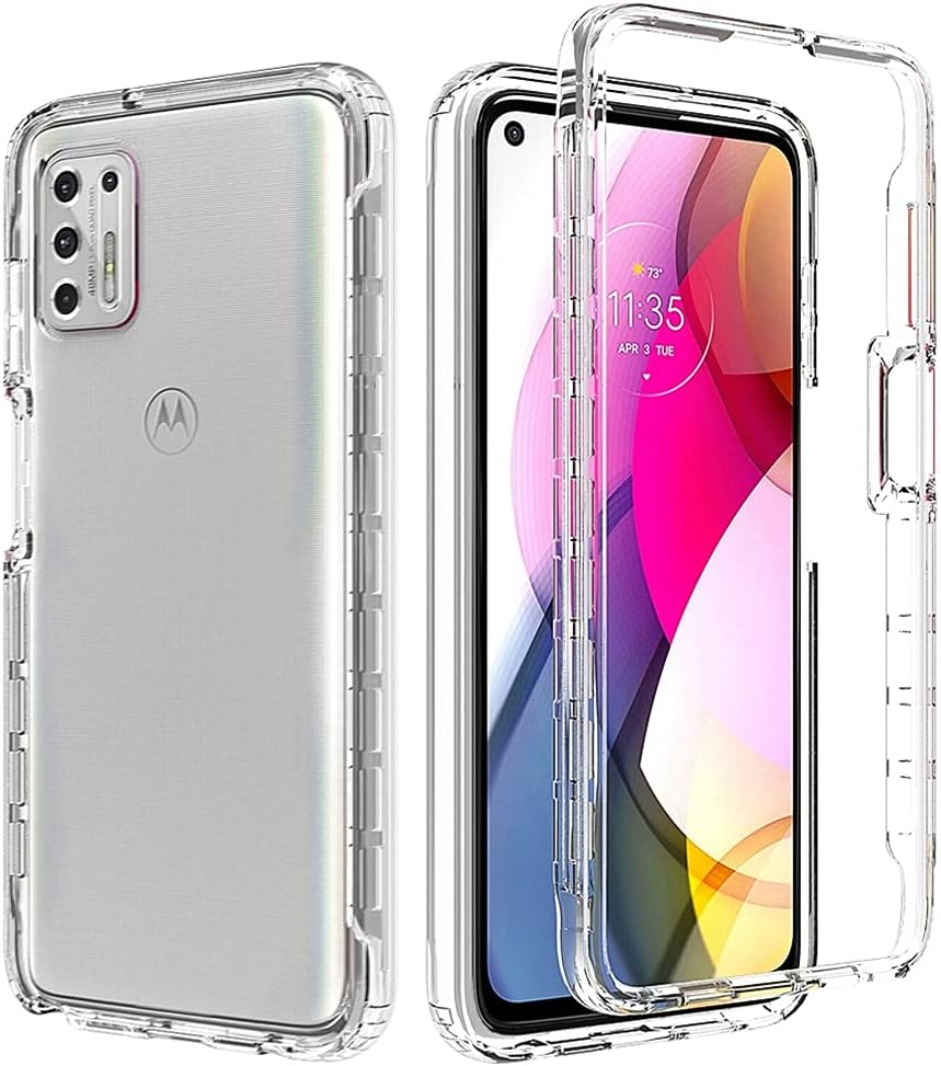 Funda para Moto G Stylus 2021 (no compatible con la versión 2020), funda para Motorola G Stylus, carcasa protectora transparente de cuerpo completo,