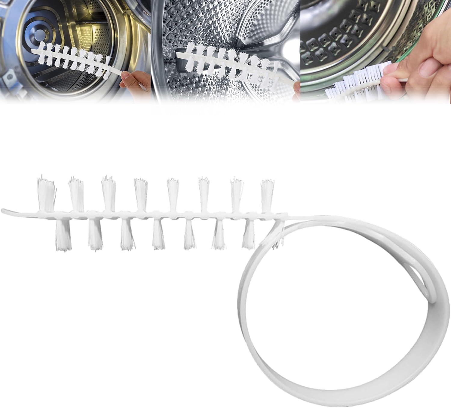 Cepillo para lavadora, cepillo de limpieza para lavadora, cepillo de limpieza de carga frontal, cepillos de nailon para limpieza, cepillos de