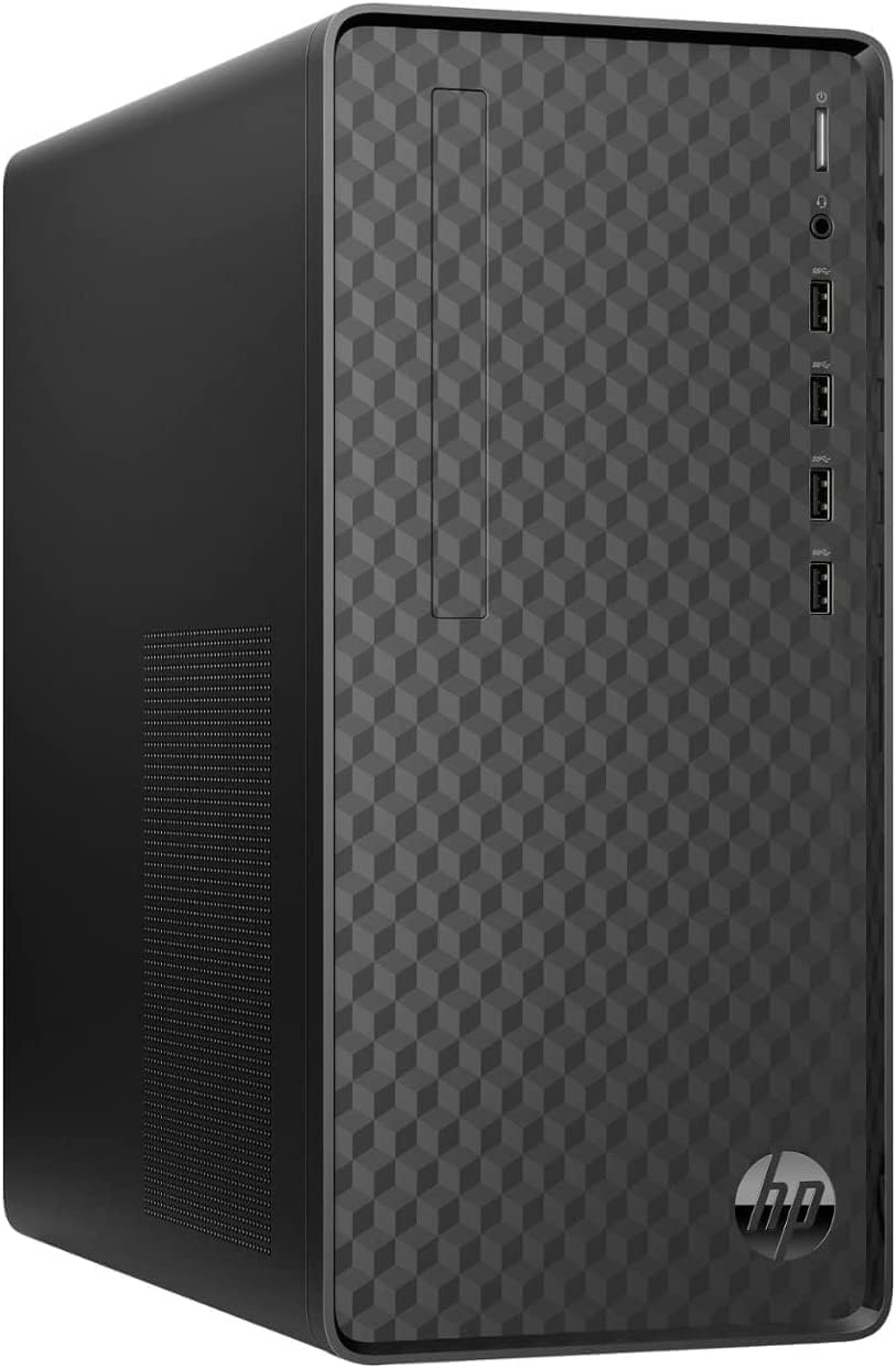 HP 2023 computadora de escritorio, procesador AMD Ryzen 5 5600G (6 núcleos), 12 GB de RAM, SSD de 512 GB, gráficos AMD Radeon, 8 puertos USB tipo A,