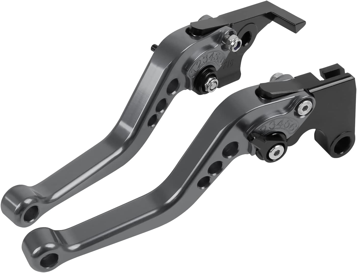 Juego de manetas de embrague de freno corto CNC de aluminio compatible con Kawasaki Ninja 650R ER-6F ER-6N 2009-2016Ninja 400R 2011VERSYS 650