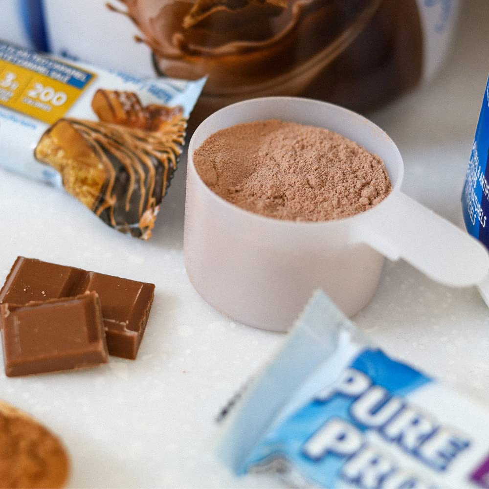 Pure Protein Barras de proteína sin gluten, aperitivos, caramelo salado y chocolate, 1.76 oz1.8 oz, 6 unidades