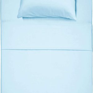 Juego de sábanas de diseño estampado clásico – Juegos de sábanas con bolsillo profundo ultra suave y transpirable., Microfibra, Celeste (Baby Blue), Juego de sábanas de diseño estampado clásico – Juegos de sábanas con bolsillo profundo ultra suave y transpirable., Microfibra, Celeste (Baby Blue),