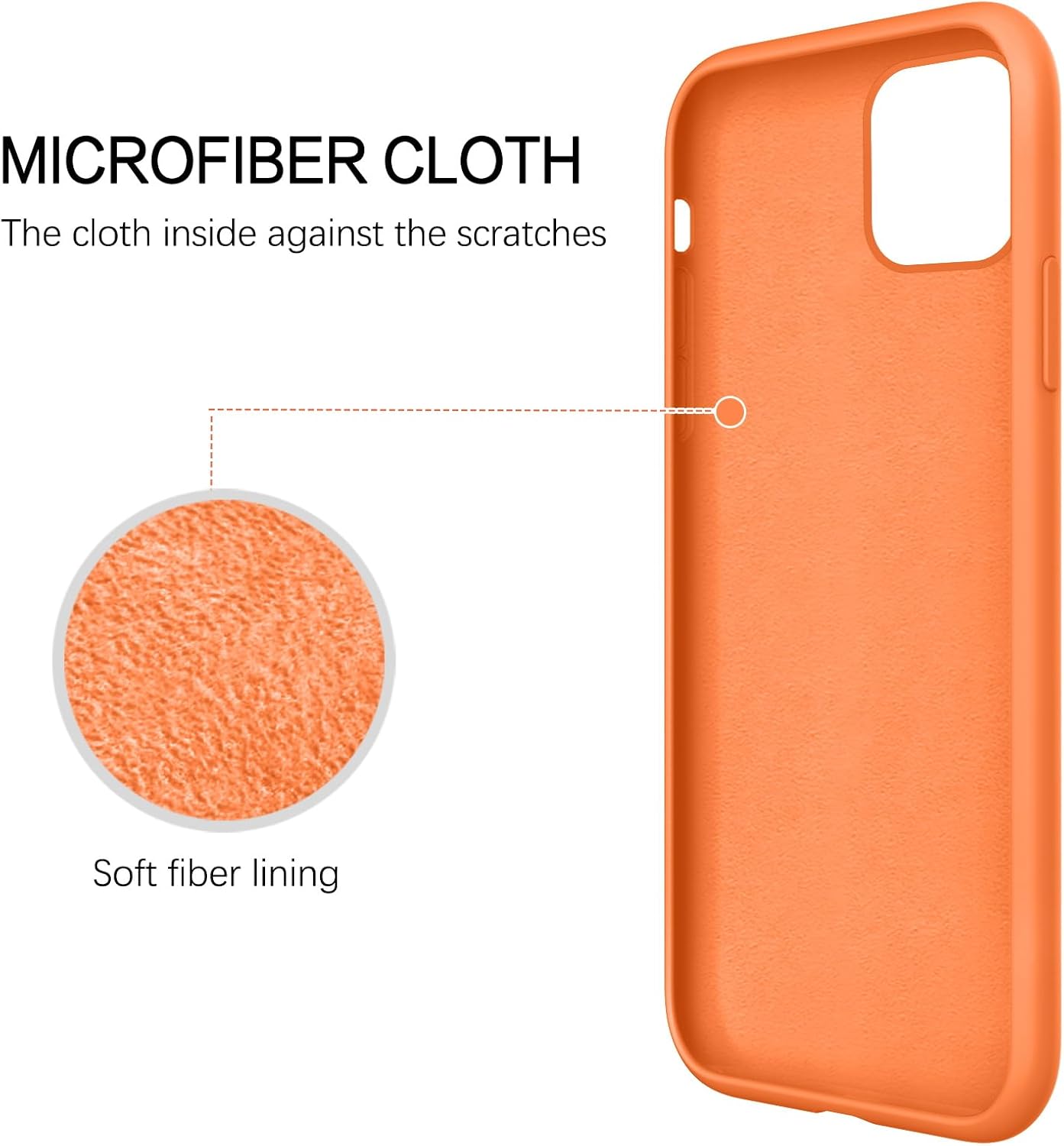 BENTOBEN Funda para iPhone 11, iPhone 11, funda delgada de silicona líquida de gel suave, antiarañazos, a prueba de golpes, con forro de microfibra