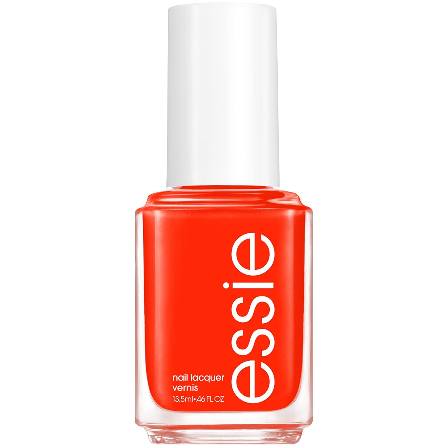 essie – Esmalte de uñas de calidad de centro de manicura, vegano, libre de 8, colección Push Play, rojo, Start Signs Only, 0.46 onzas